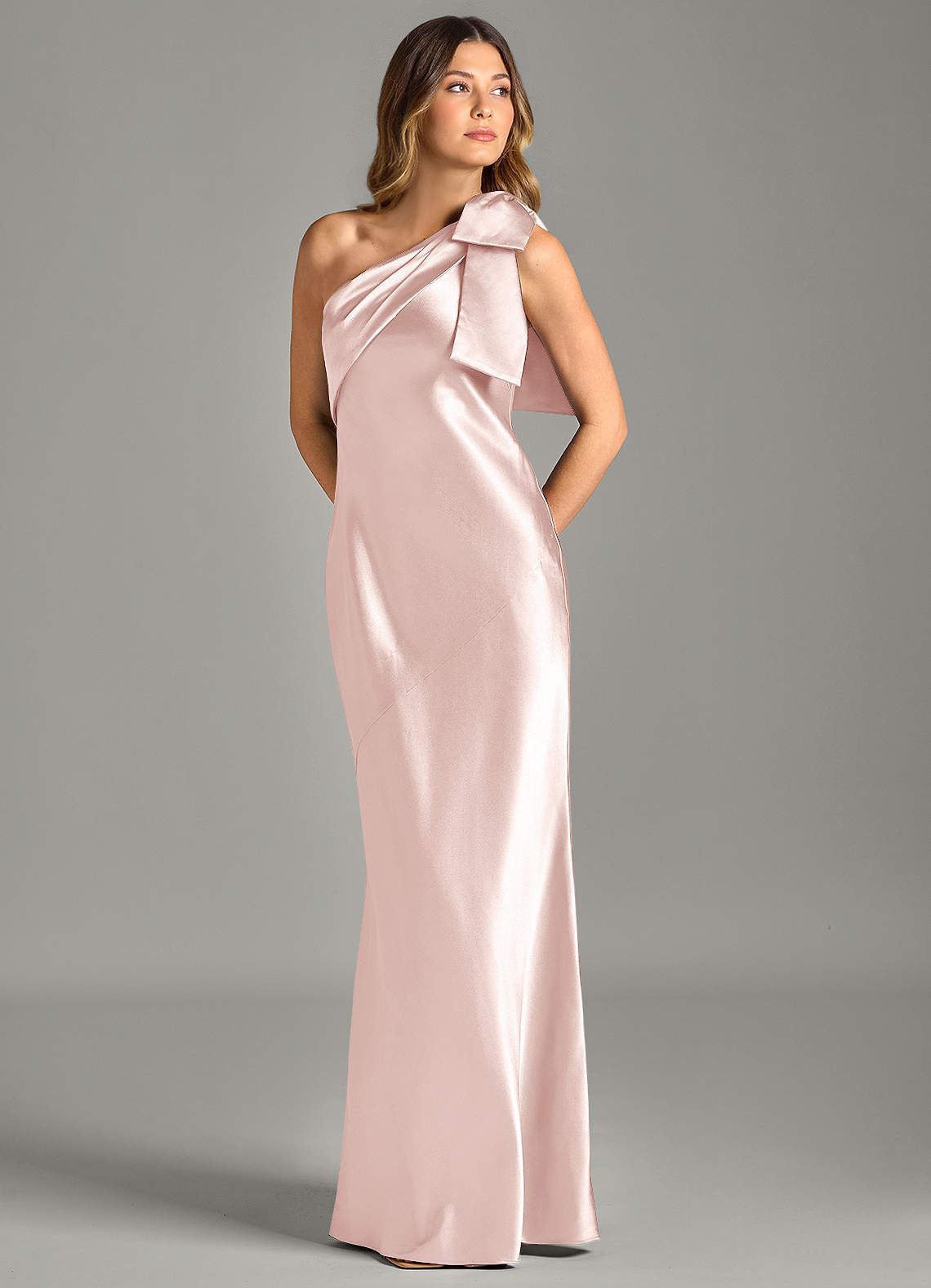 metallic pink bridesmaid dresses Pink Bridesmaid Dresses