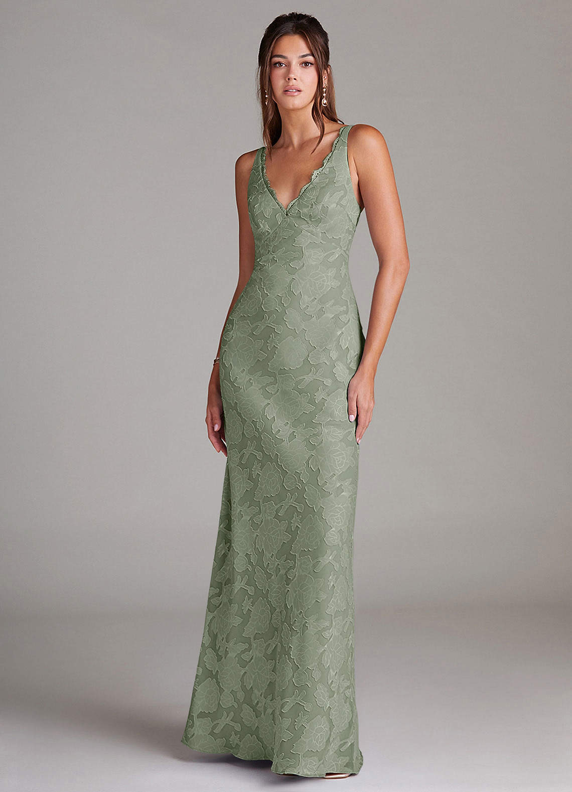 Azazie Tianna Agave Bridesmaid Dresses | Azazie CA