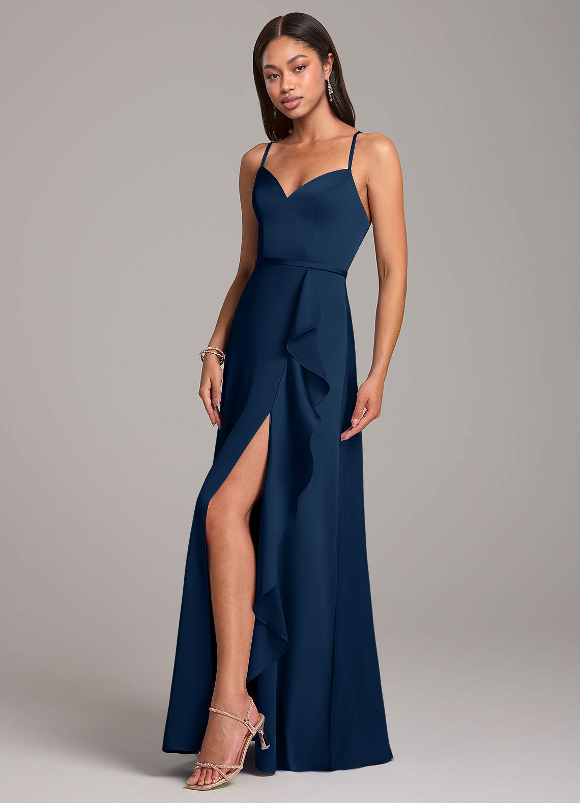 sweetheart neckline navy blue dress Sweetheart Neck High Low Dark Blue Prom Dress, Dark Blue High Low Form jbydress