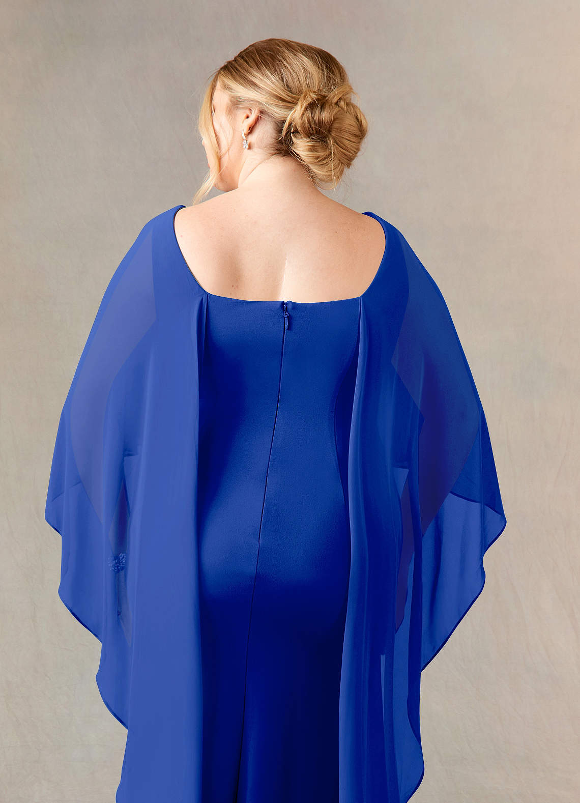Azazie Dion Royal Blue Sheath Scoop Stretch Crepe Dress | Azazie Azazie Dion Royal Blue Sheath Scoop Stretch Crepe Dress | Azazie