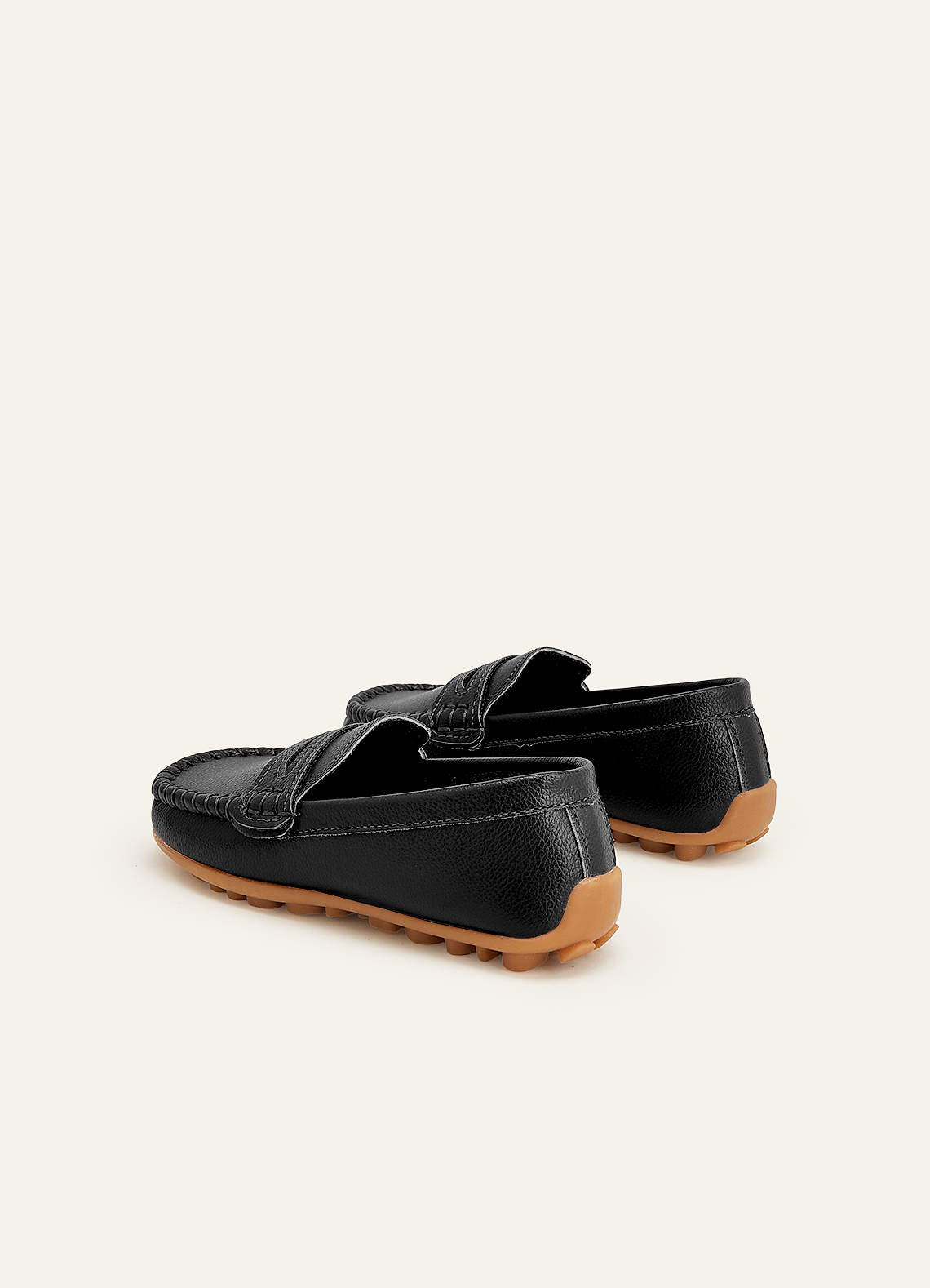front Classic Kids PU Penny Loafers