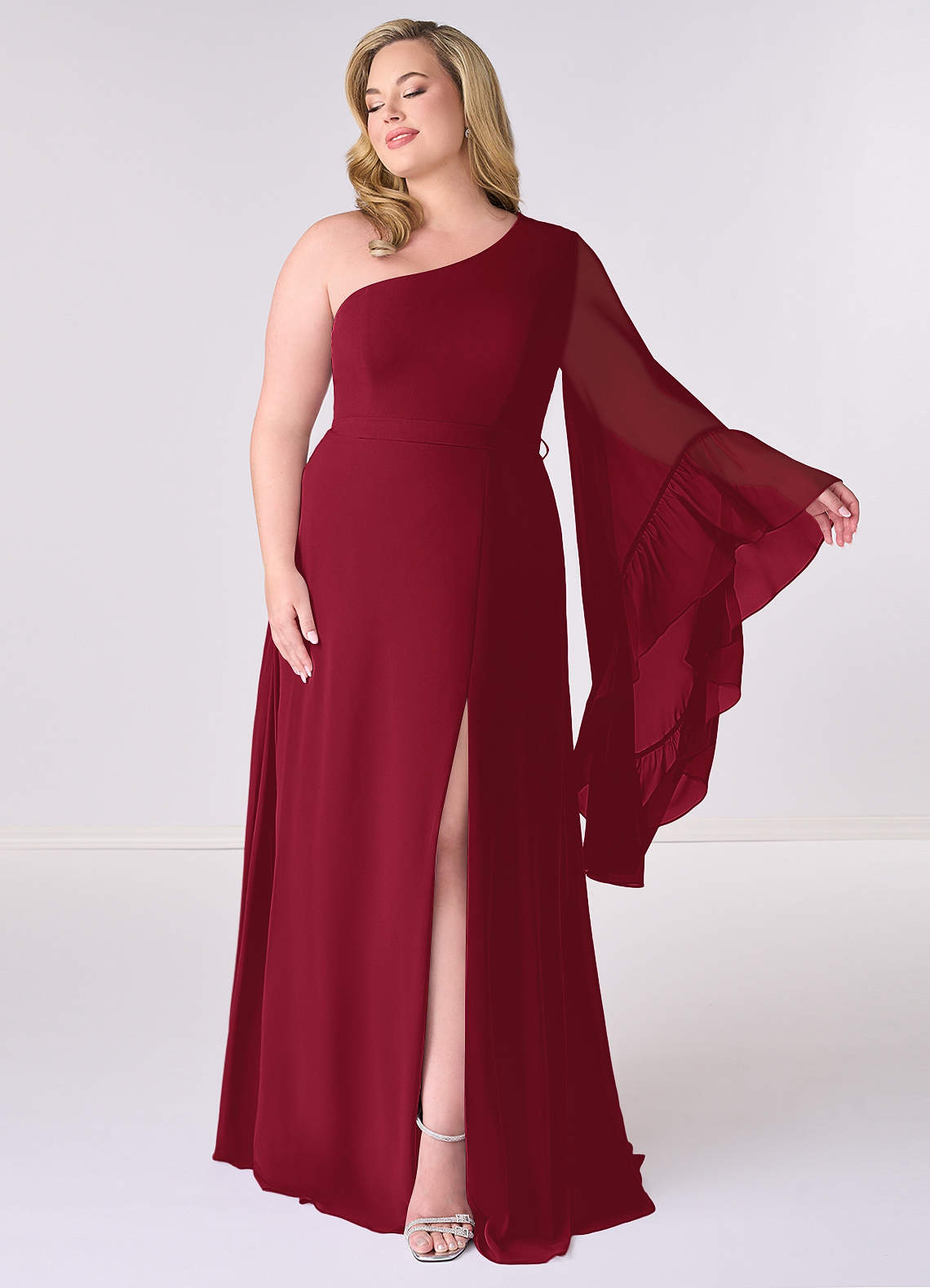 Burgundy Barbie™ AZAZIE 1011 Bridesmaid Dresses | Azazie