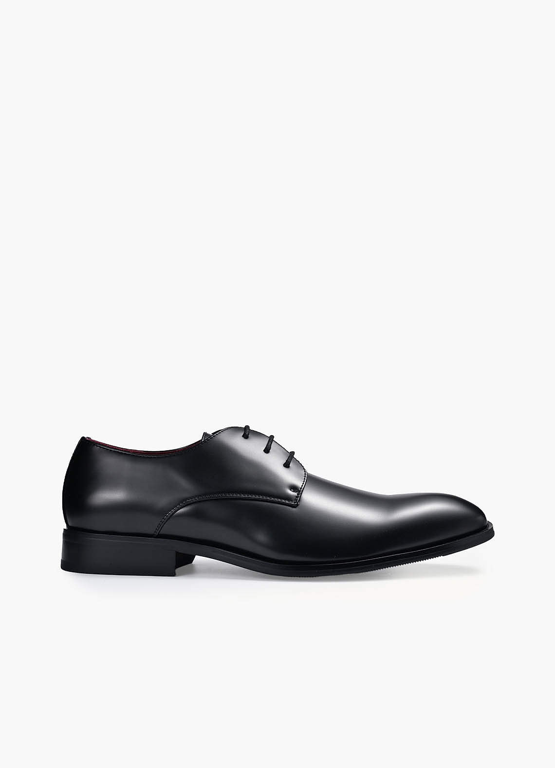 front Heren Oxfords met leren neus en effen neus