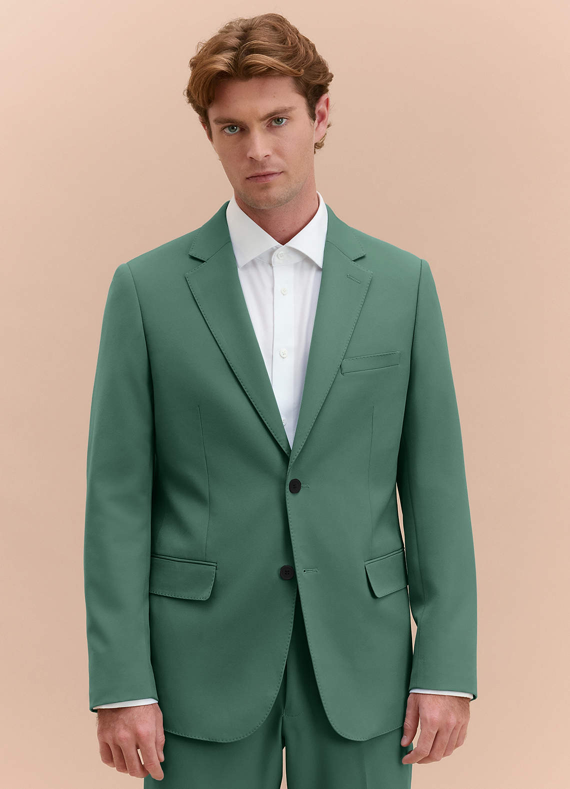 James Eucalyptus Structured Stretch Suit Jacket | Classic Long
