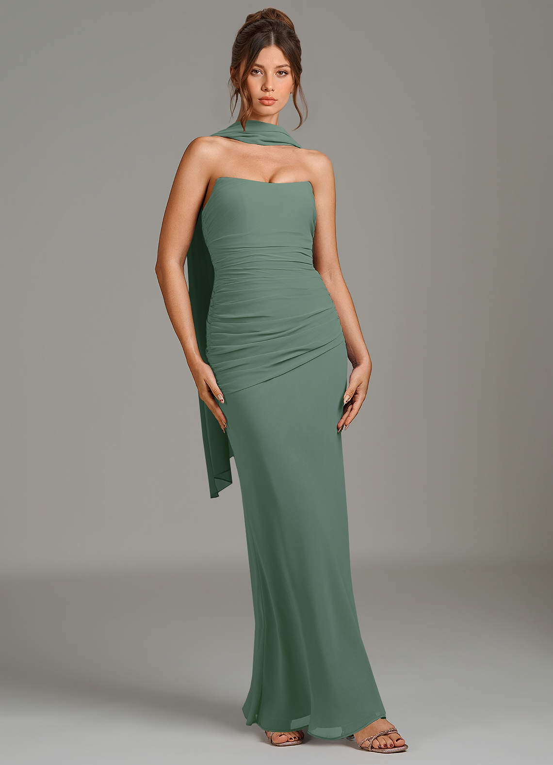 corset midi dress in ivory Hart Halter 21 Baby Blue Dress Neckline_Open Front Size:US 18W / UK 22 / EU 48 up at back