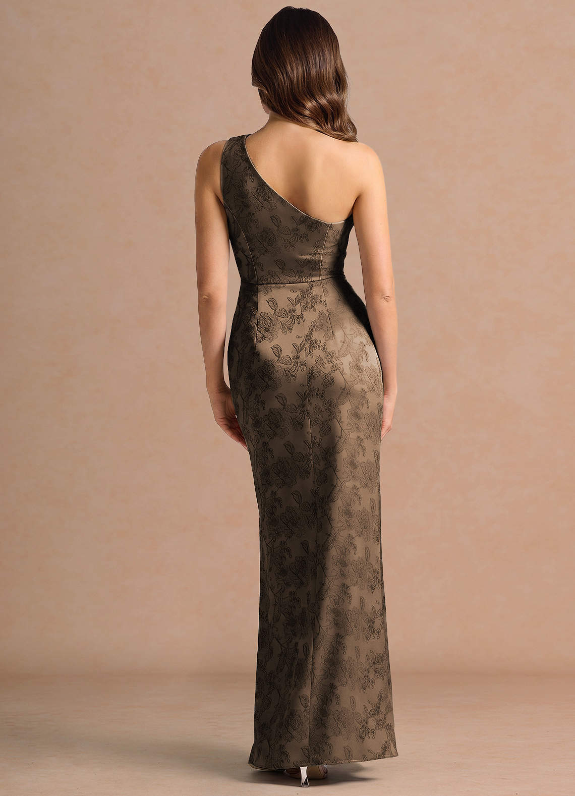 Akilah Coffee Brown Maxi Dress