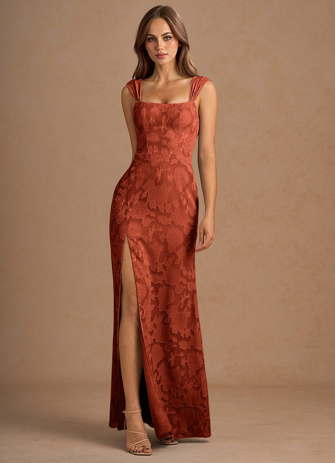 Vestido Castaño Maxi Eliana image2