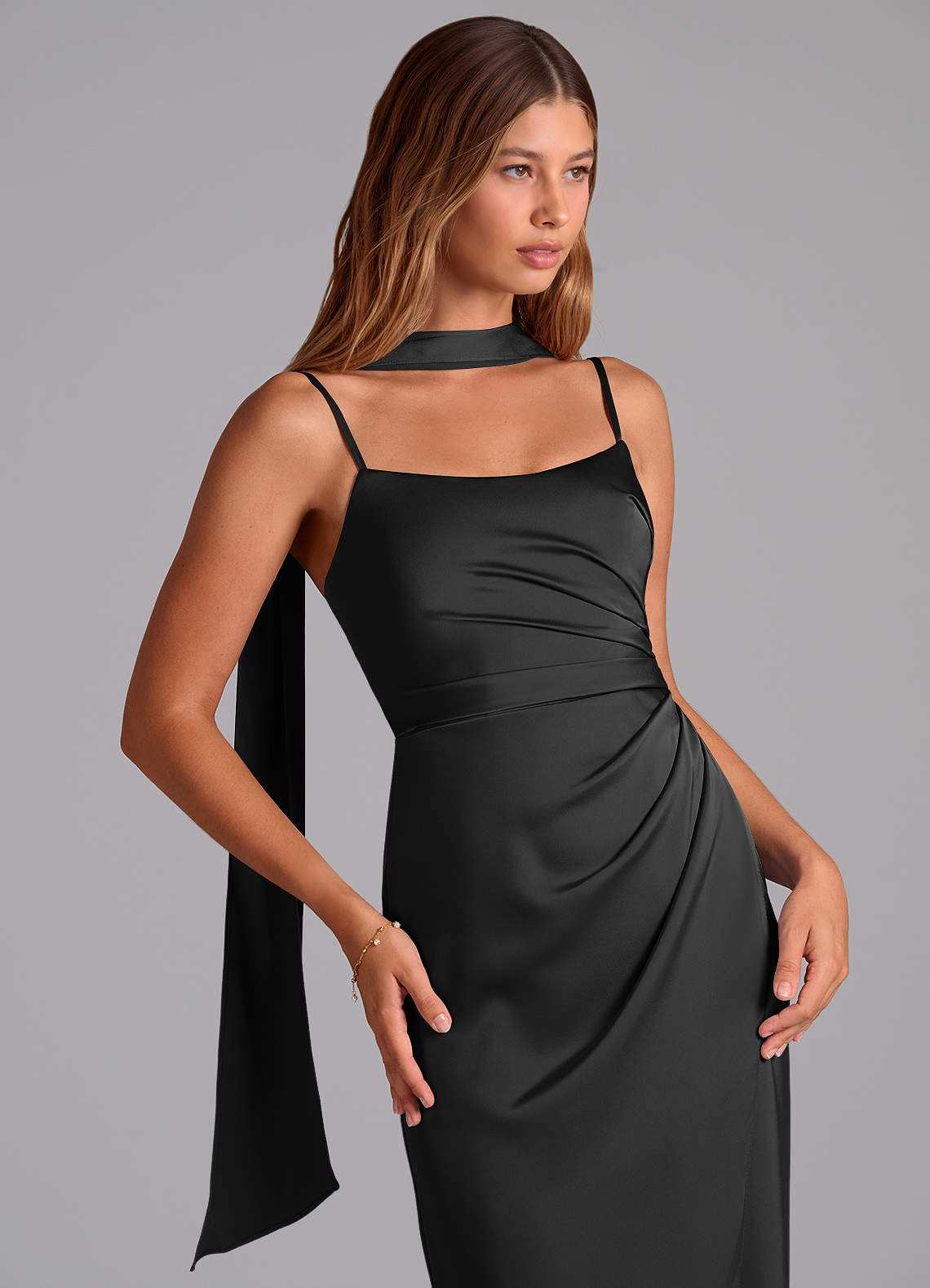 Azazie Calandra Black Bridesmaid Dresses | Azazie