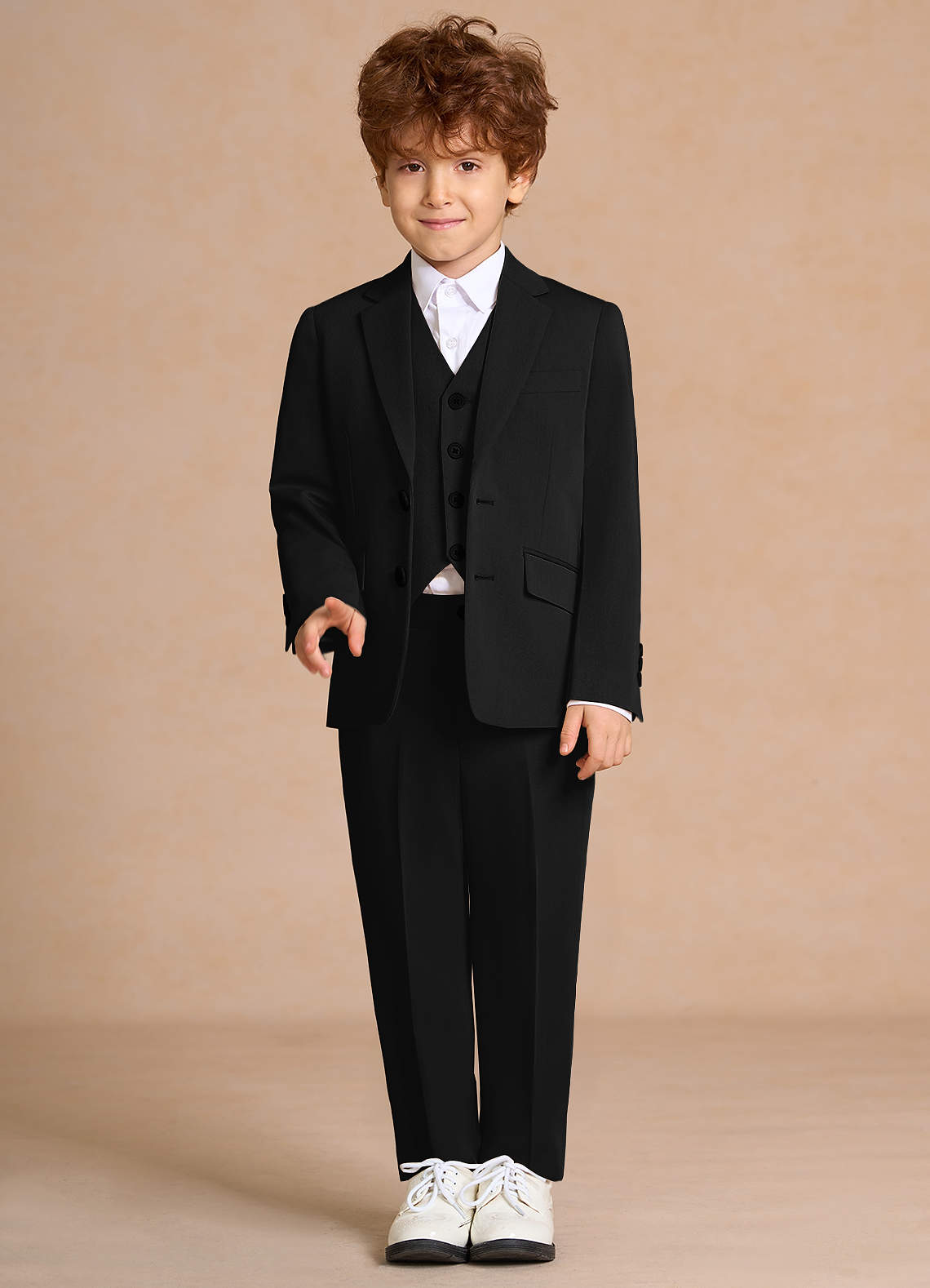 boys black dress pants GUYS & CO.: Boy's Dress Pant: T.O. COLLECTION, 5-Pocket Design 10 / Black main image 0