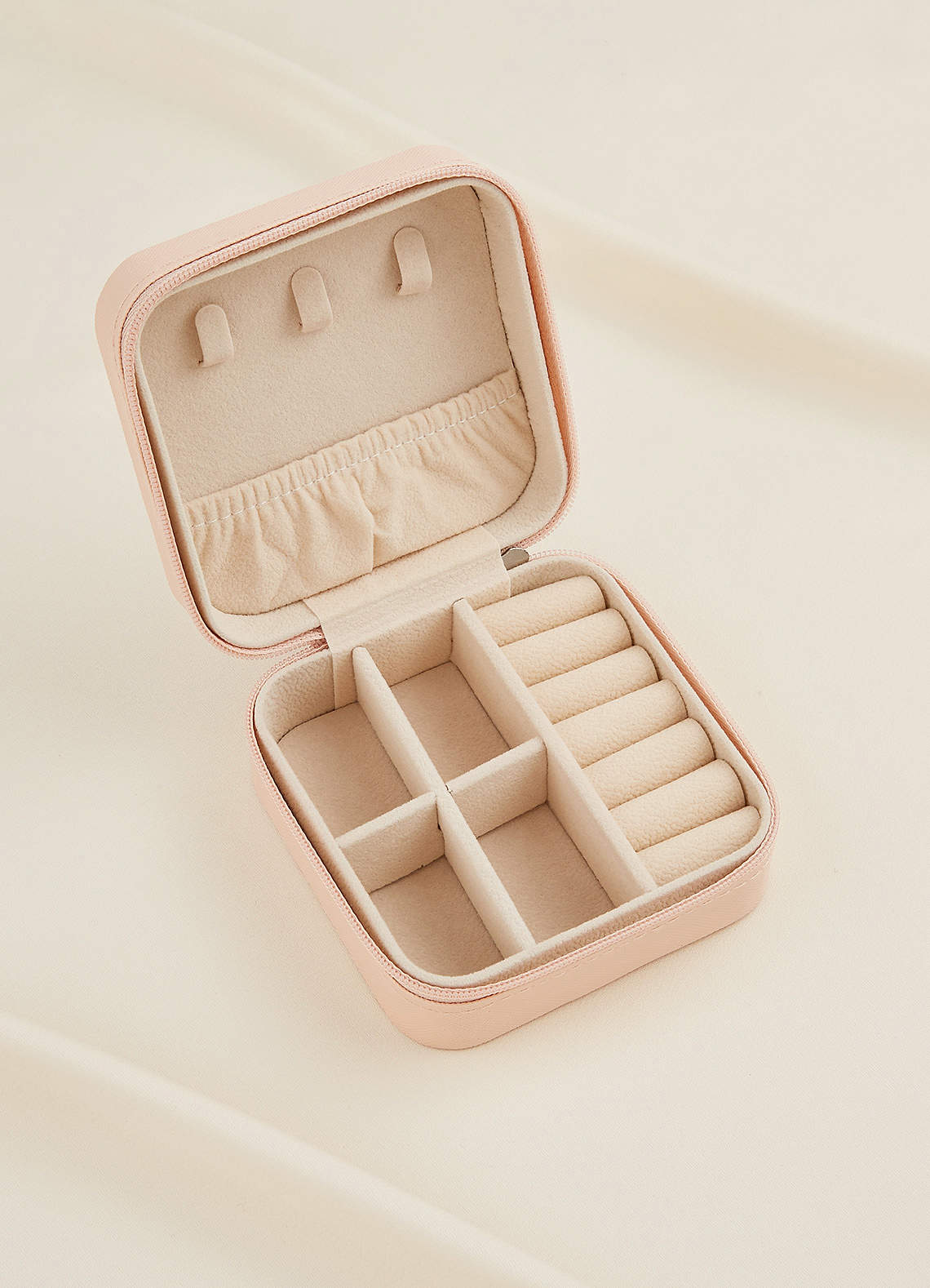 front Customizable Travel Jewelry Box