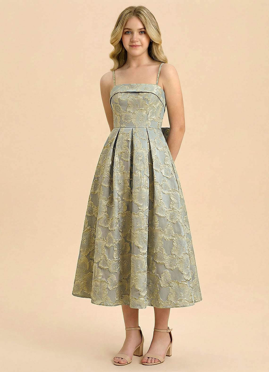front Azazie Florentine Junior Formal Dress