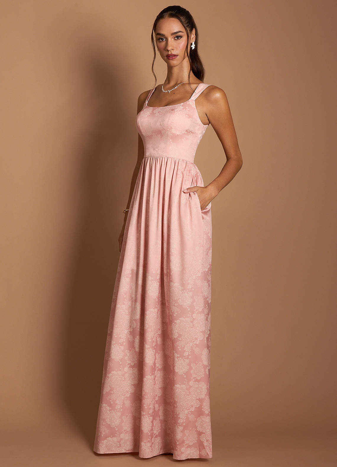 Thalia Tea Rose Maxi Dress Ready to Ship | Azazie
