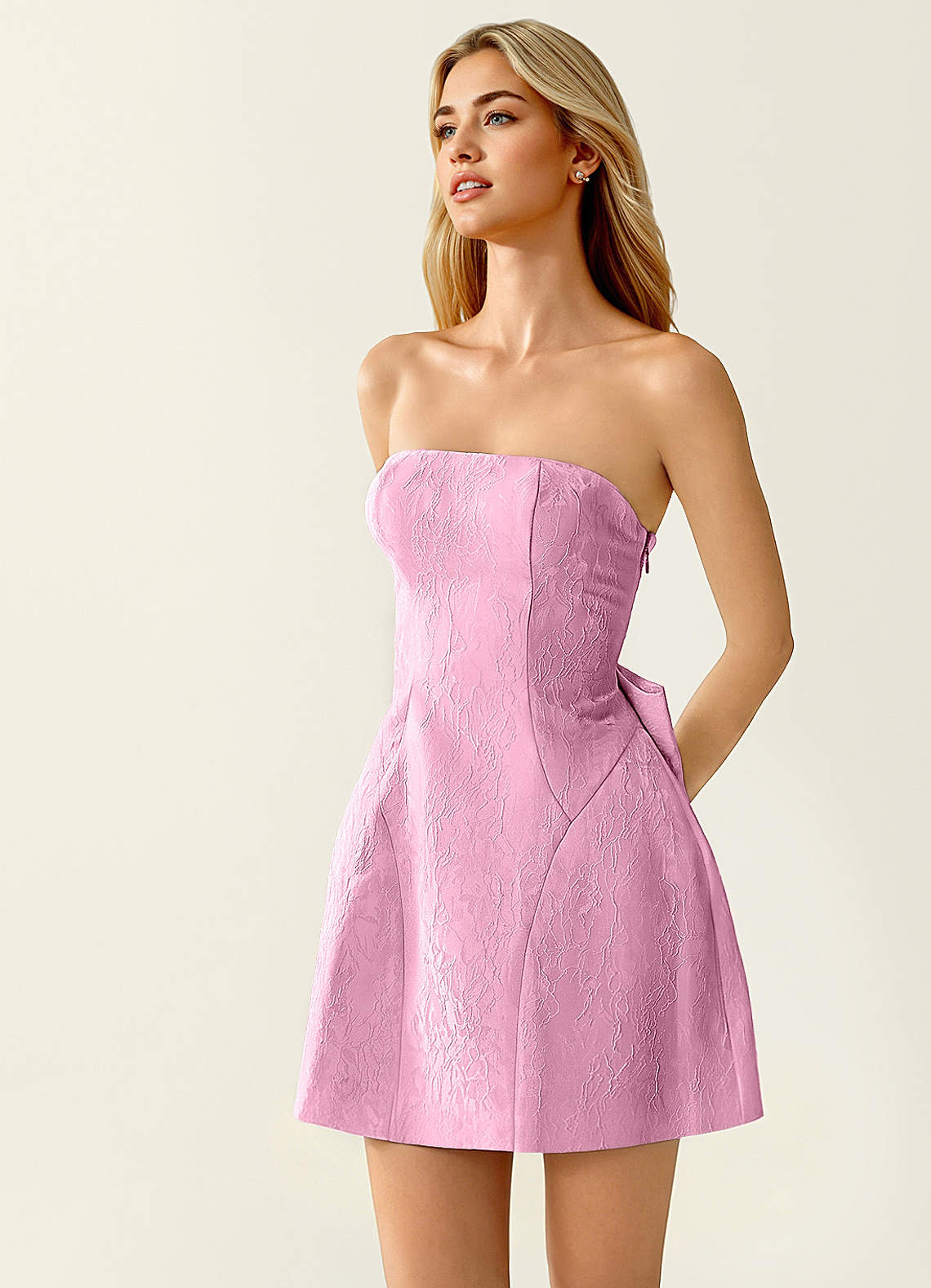 Hadleigh Pink Mini Dress image4
