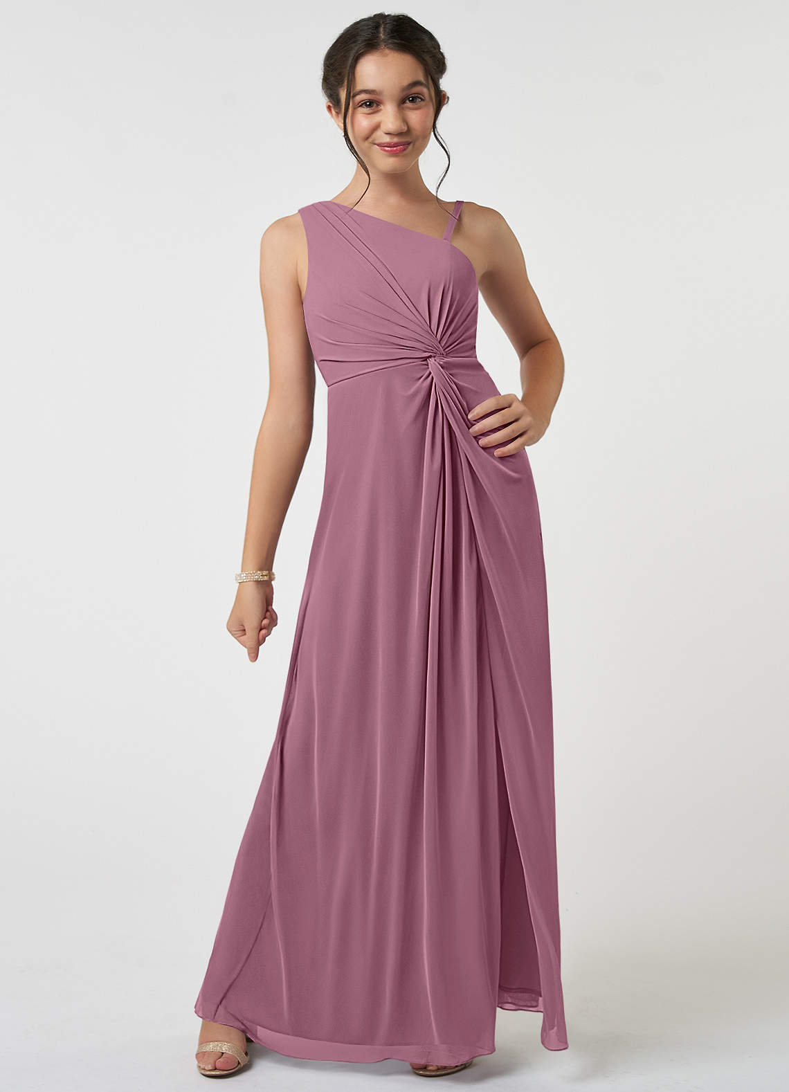 Azazie vintage outlet mauve dress