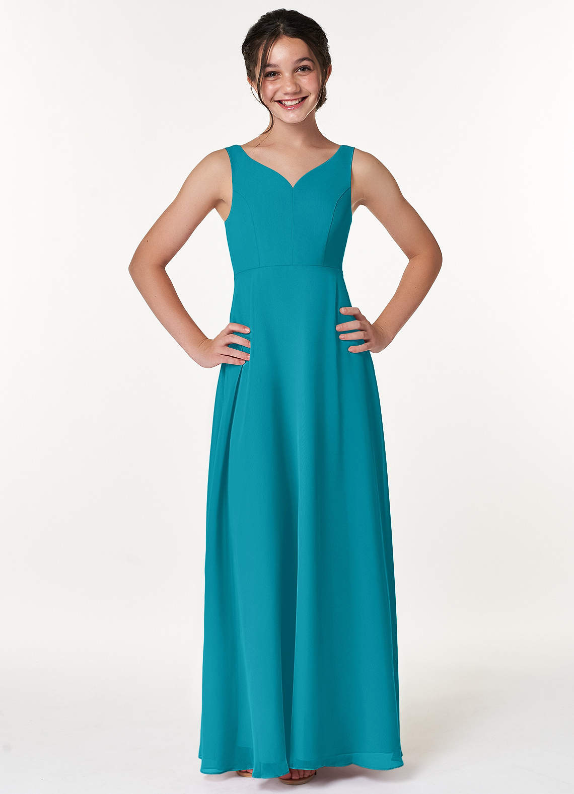 Jade Azazie Kianna JBD Junior Bridesmaid Dresses Azazie