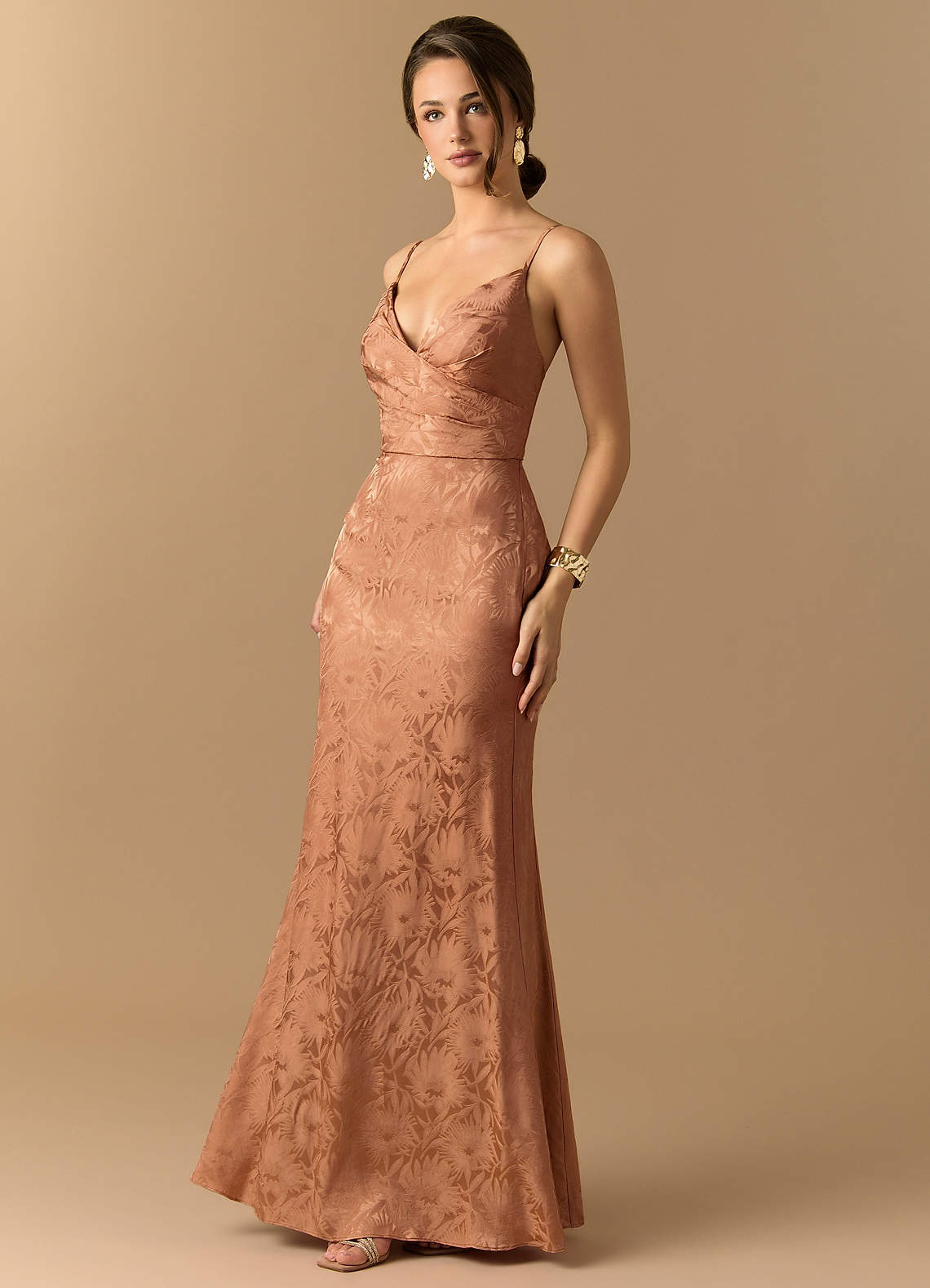 Beata Amber Bronze Maxi Dress | Azazie Beata Amber Bronze Maxi Dress | Azazie