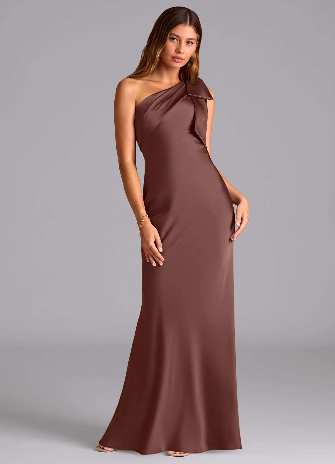 mocha cocktail dress MOCHA VEIL DRESS