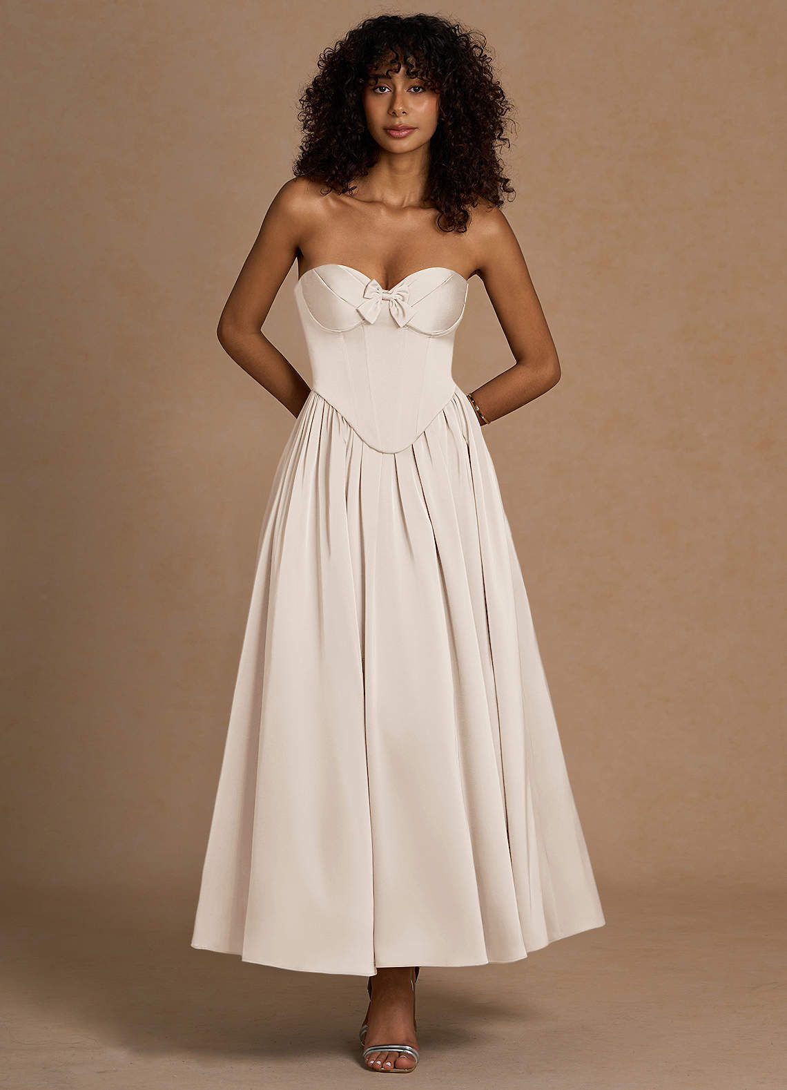 Eloise Cream Maxi Dress image1