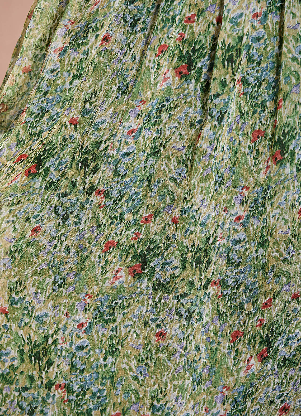 Vestido Flores Verdes Largo Lolla image7