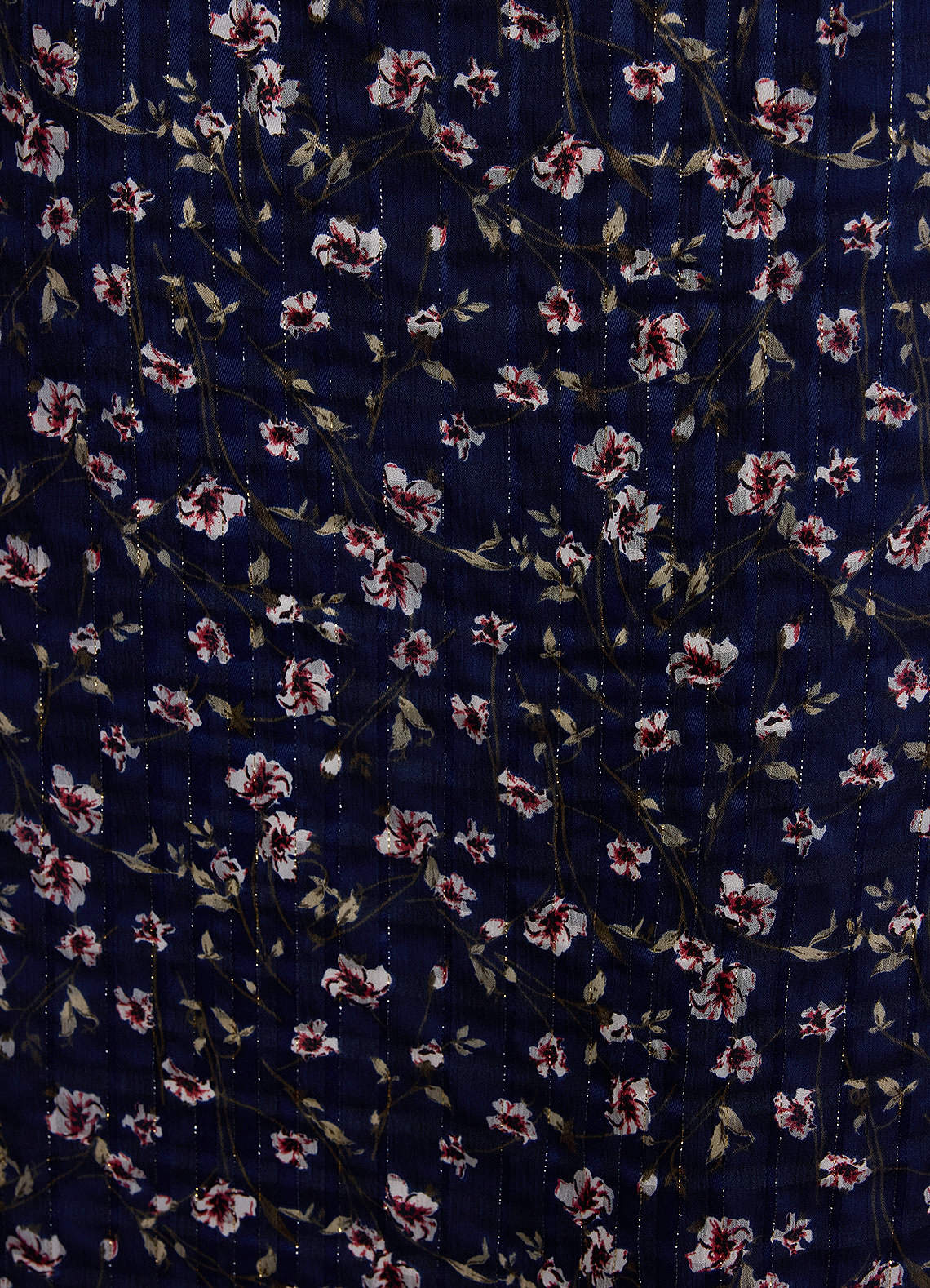 Edith Floral Gingham Midi Dress image8