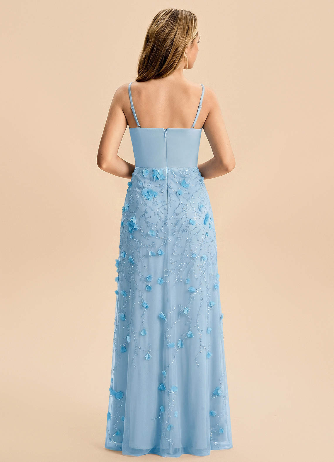 front Azazie Vivia Junior Formal Dress