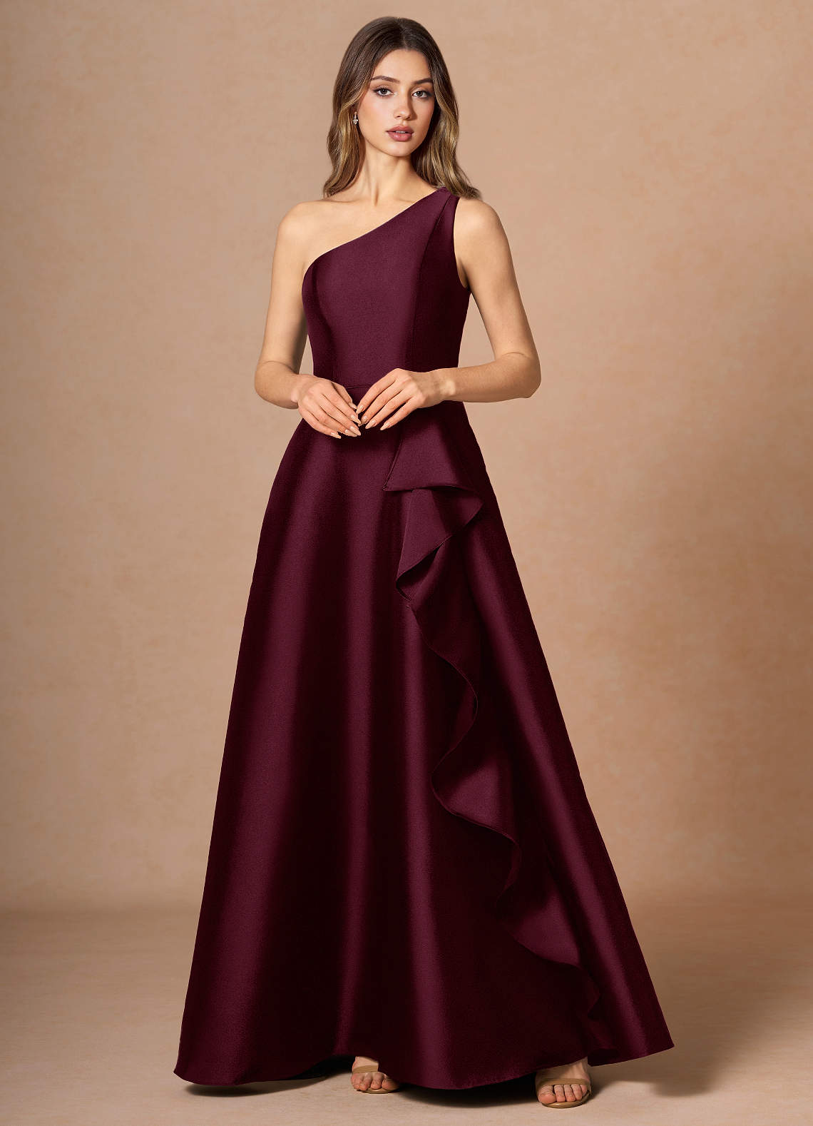 Adrianna Wine Maxi Dress image3
