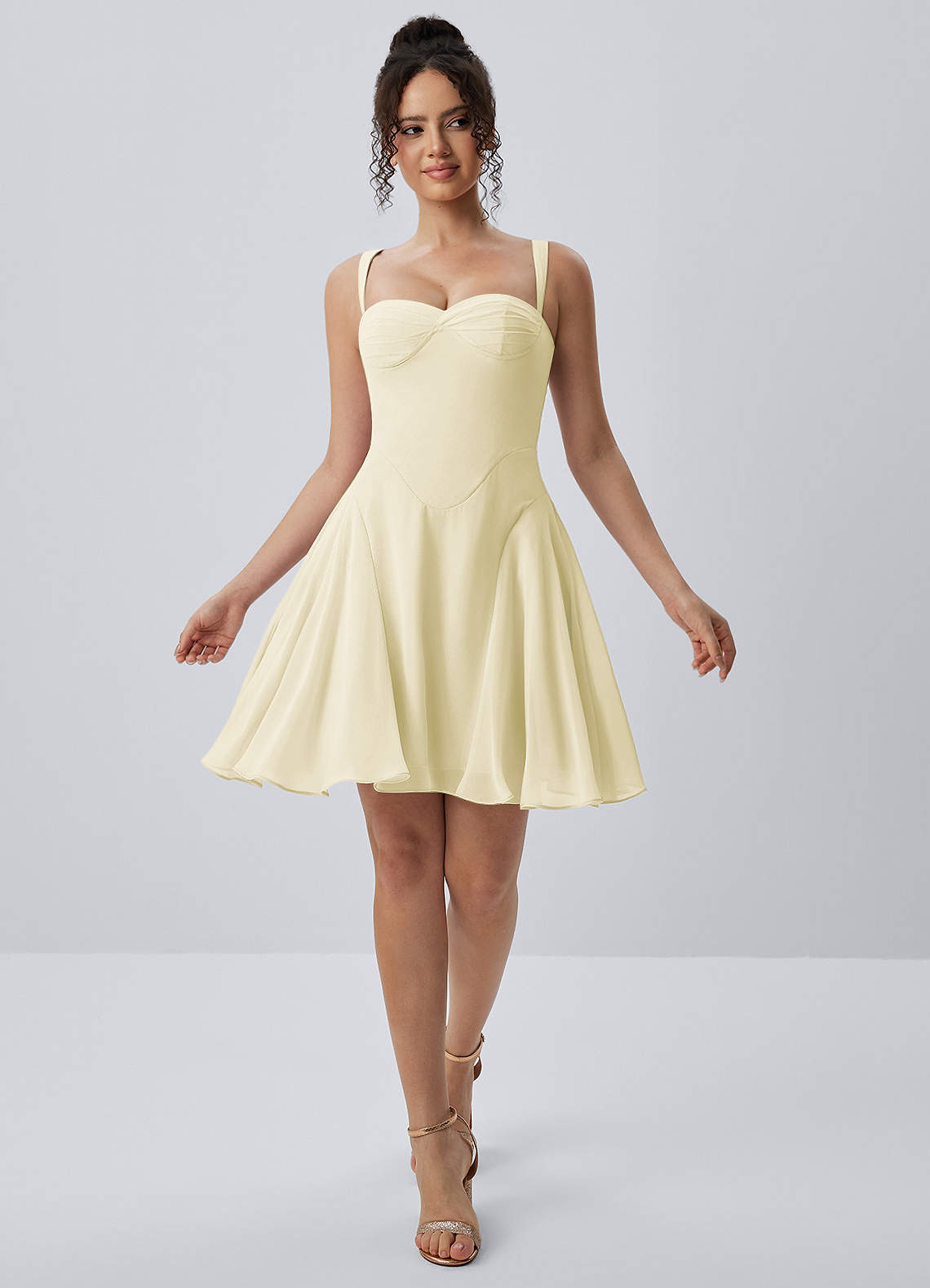 butter yellow skater dress Kimberly Linen Blend Drop Waist Skater Dress Butter Yellow Medium