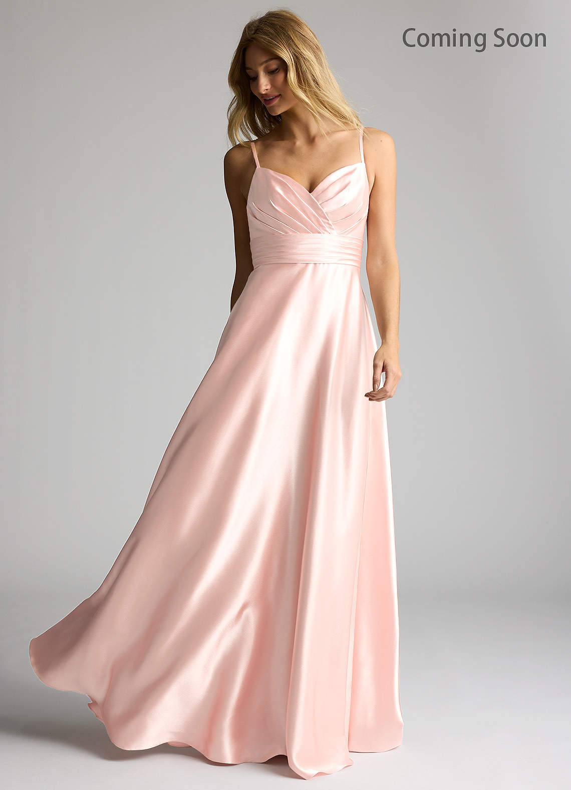 Rose Gold Azazie Oliana Bridesmaid Dresses | Azazie