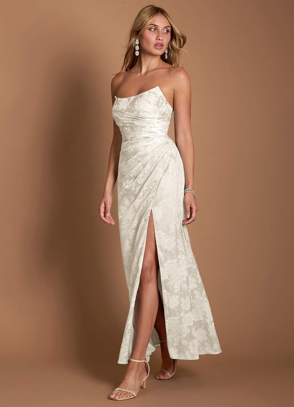 Chrissy Cream Maxi Dress