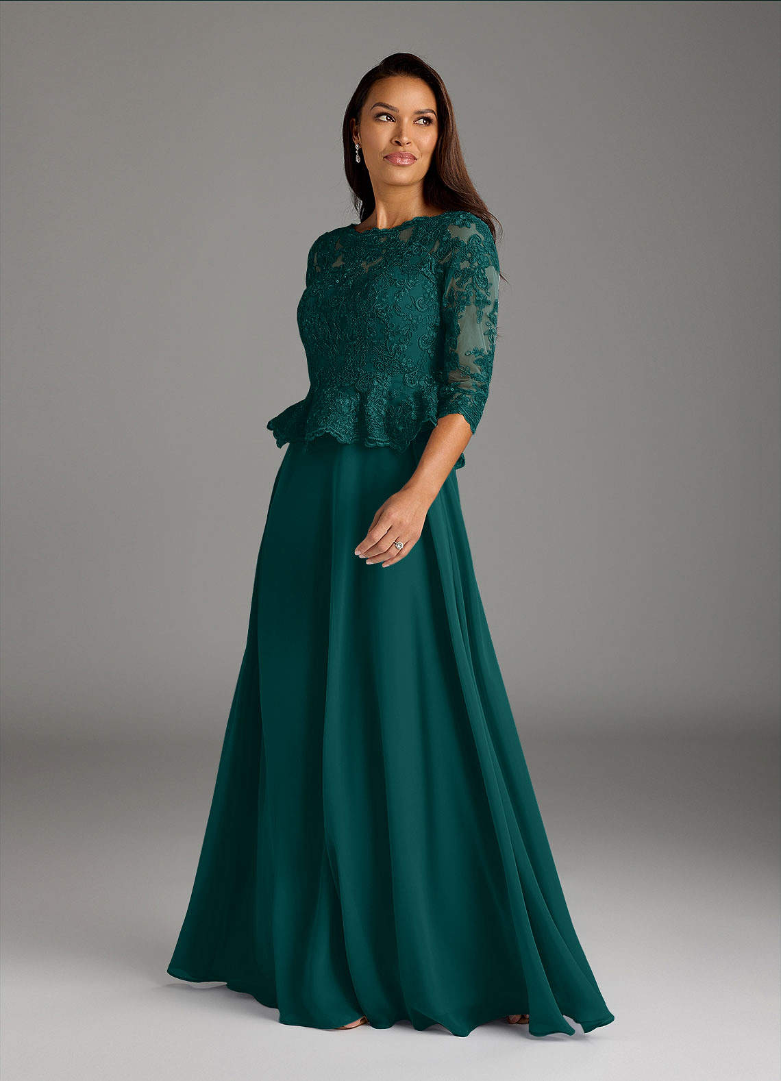knee length dresses for ladies Wool-Cotton Asymmetric Cocoon Midi Dress AVERIE – LINTICO main image 1