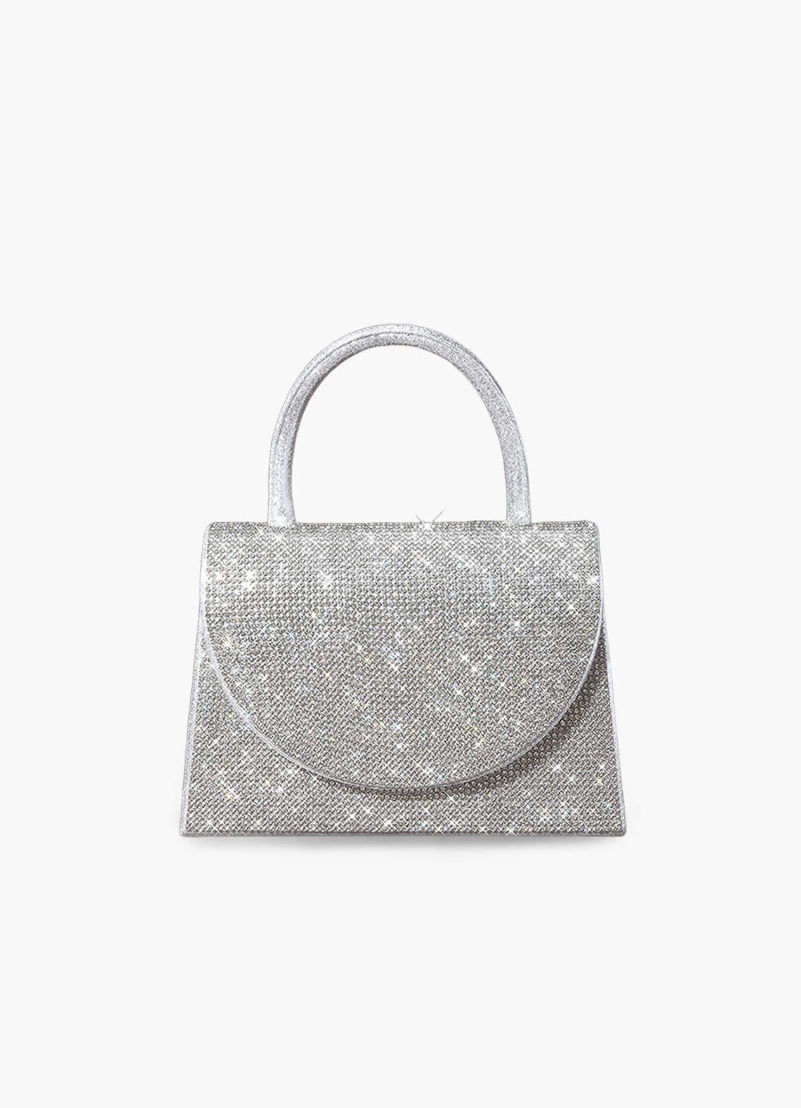 front Handbag With Glitter Diamonds