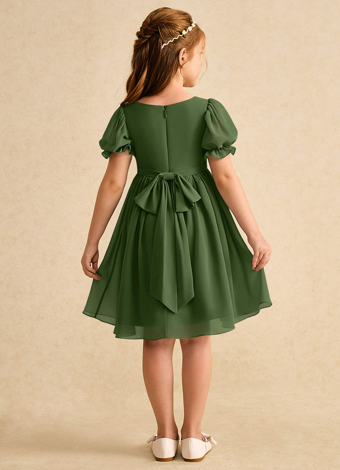 knee length chiffon dresses Black Chiffon Party Dress: Short Sleeve Knee Length Sundress