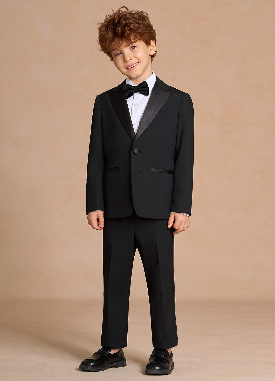 front Michael Black Boys Peak Lapel Tuxedos