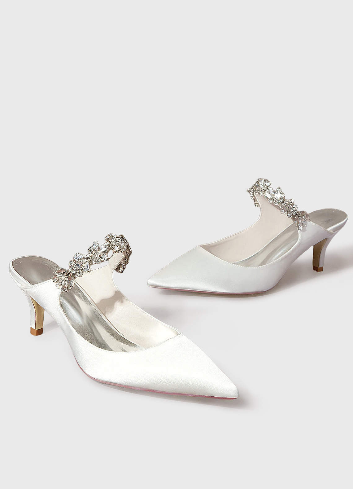 Ivory bridal shoes hotsell