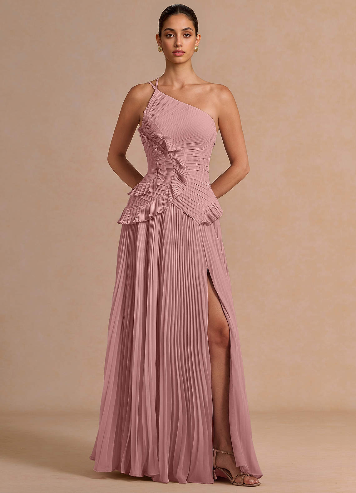 light pink dress maxi Fifth Avenue Bow Back Baby Hidden back zipper/clasp Wynne Light Pink Maxi Dress