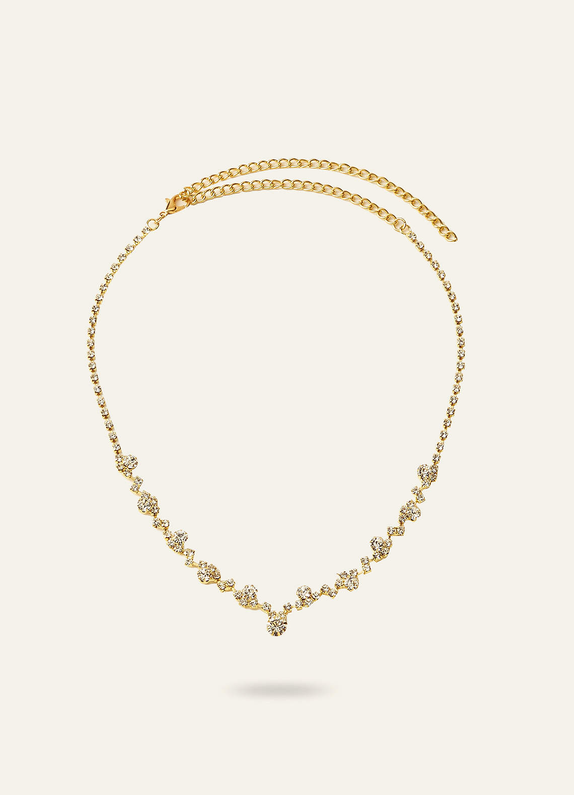 front Starlit Cluster Three-Piece Jewelry Set