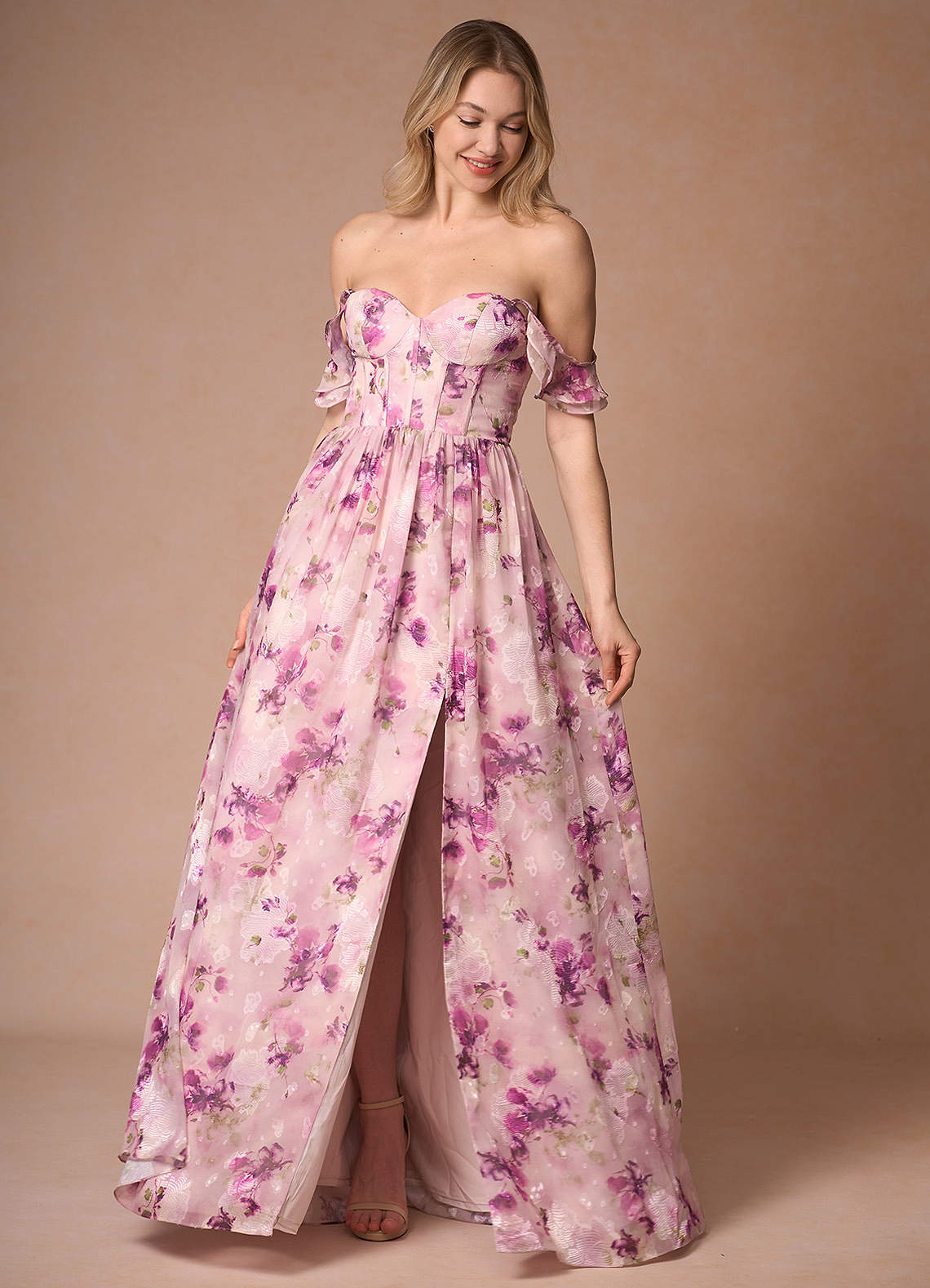 Ivanna® | Women'S Floral Maxi Dress With Adjustable Straps main image 1
