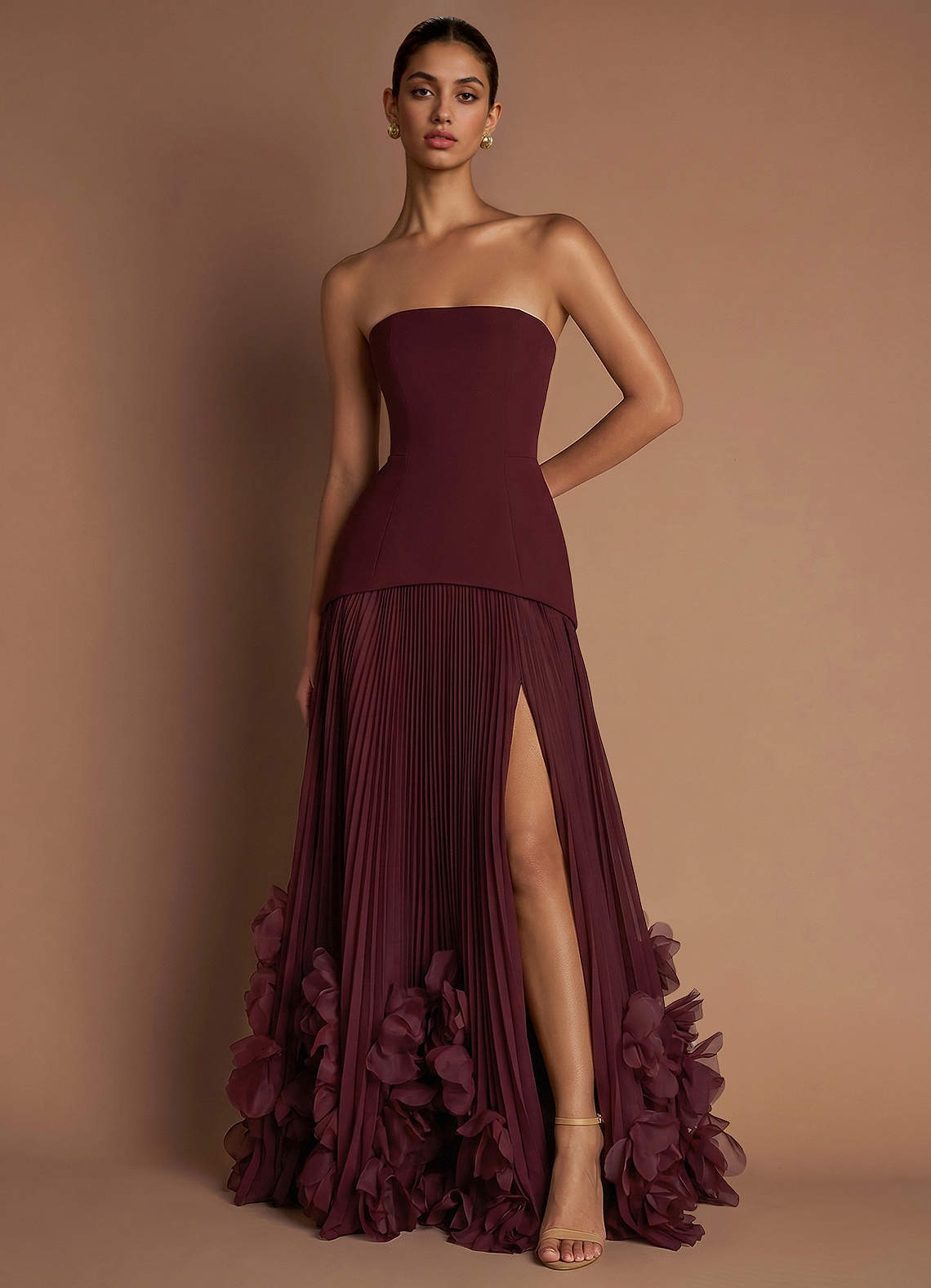 Marnie Wine Maxi Dress image3