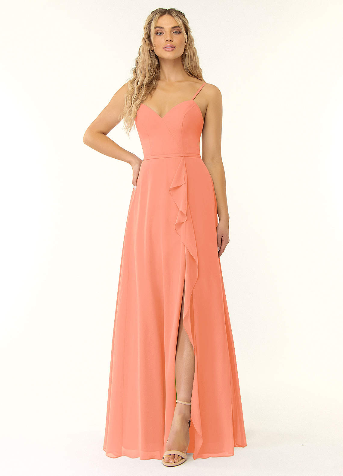 Azazie Naeem Sunset Chiffon Bridesmaid Dresses | Azazie