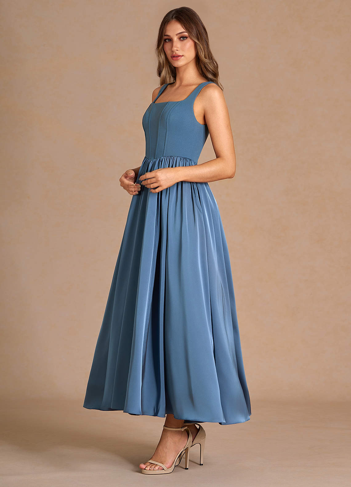 sachin and babi light blue dress Cate Deep Blue Maxi Dress Ready to Ship