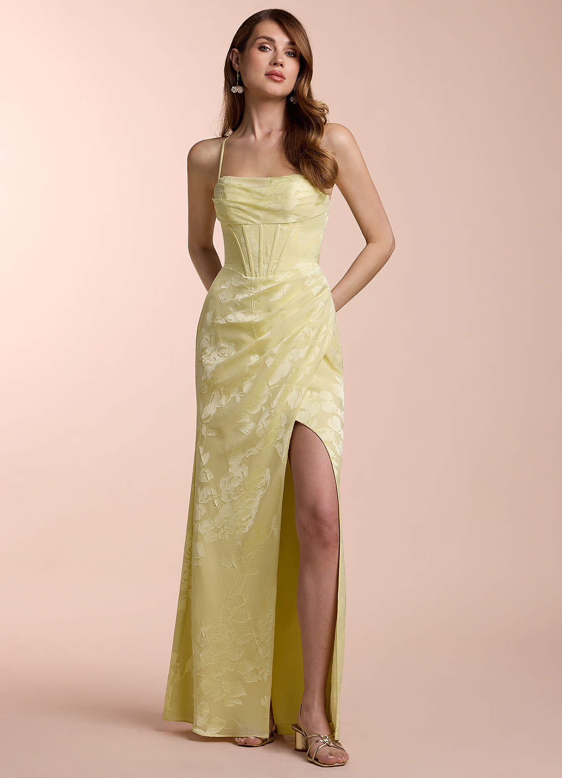 Sevyn Butter Yellow Maxi Dress image1