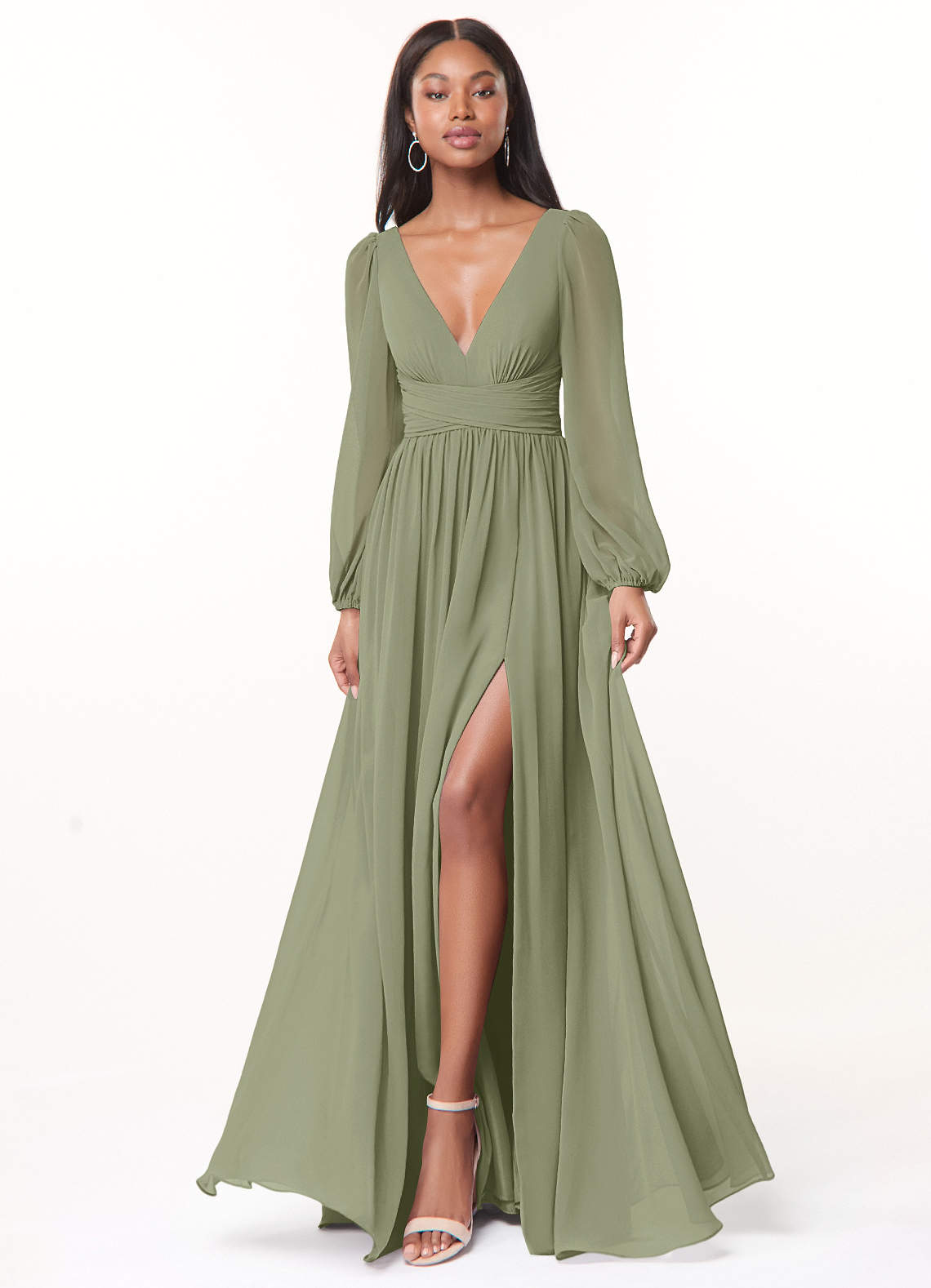 Pistachio bridesmaid dresses deals