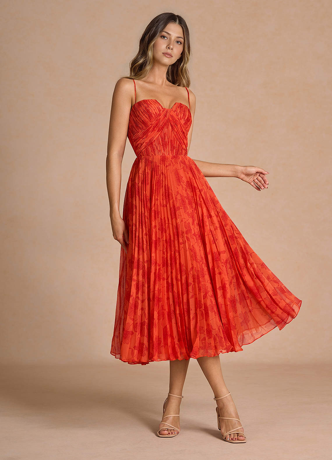 Robe Mi-Longue Tangerine Lyanna image1