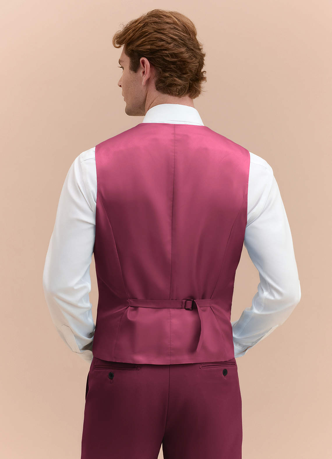 front James Bourgogne Kostymväst