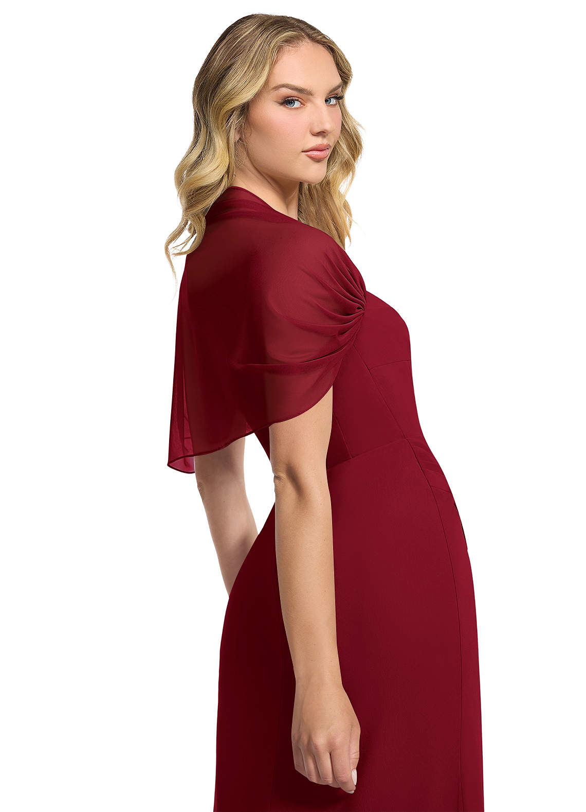 Azazie Zia Burgundy Bridesmaid Dresses | Azazie
