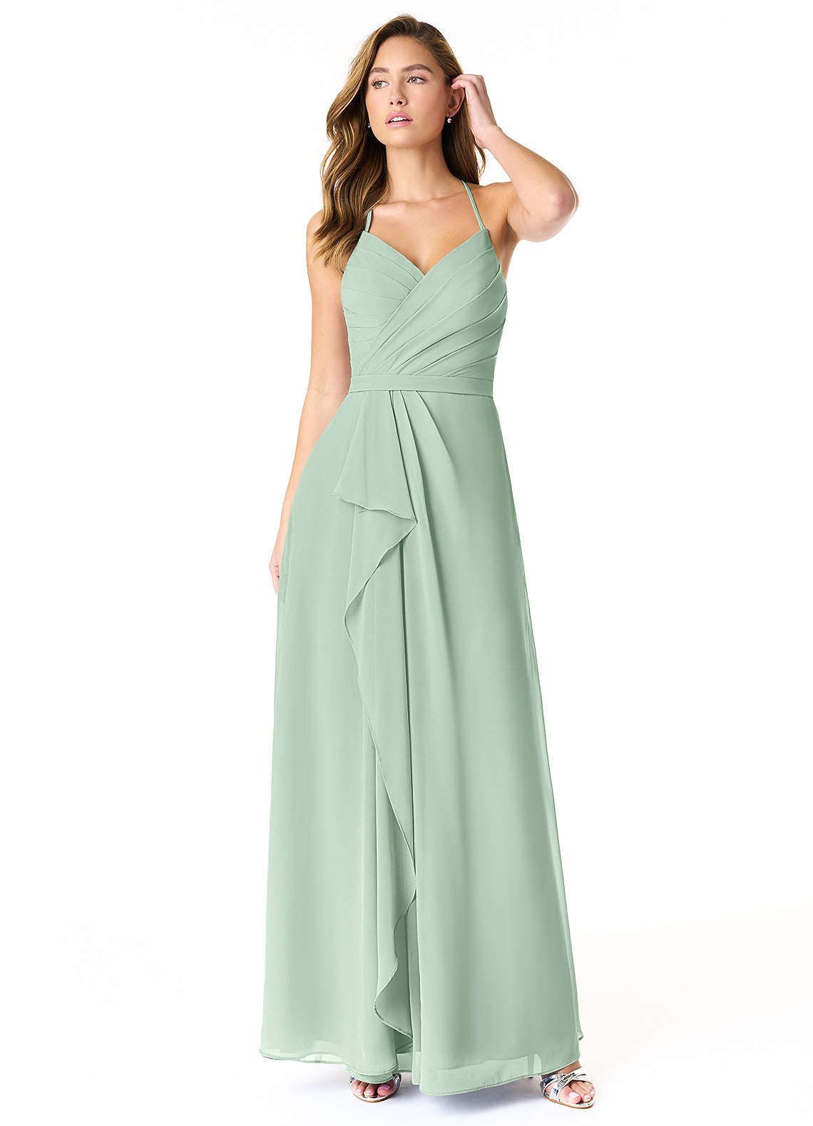 Azazie Dawn Agave Bridesmaid Dresses Azazie CA