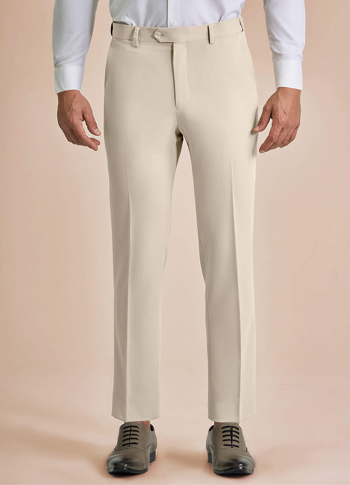 front William Tan Comfort Blend Suit