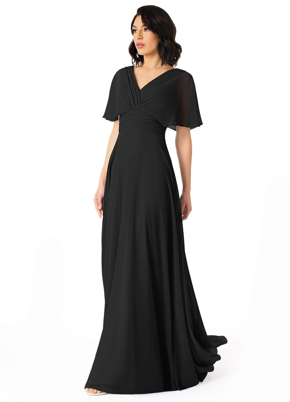 Azazie Pamela Black Bridesmaid Dresses | Azazie