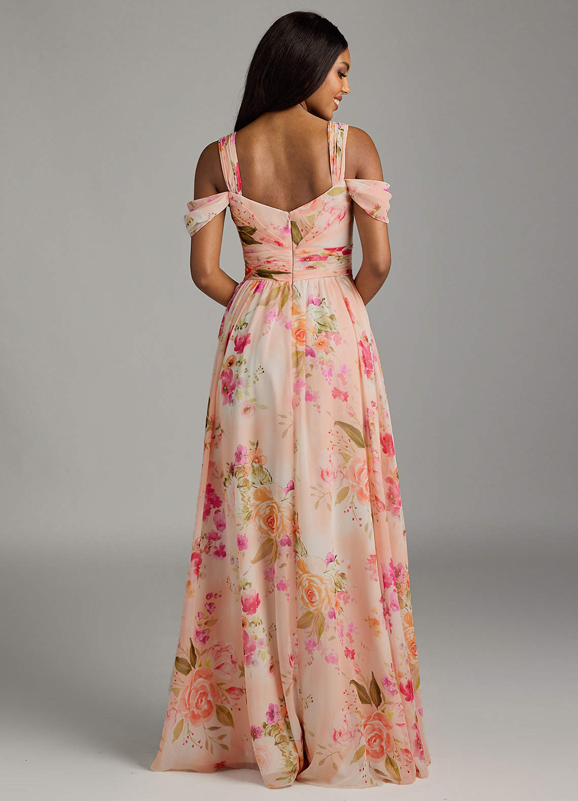 Azazie Jaycee Dusk A-Line Chiffon Dress | Azazie UK
