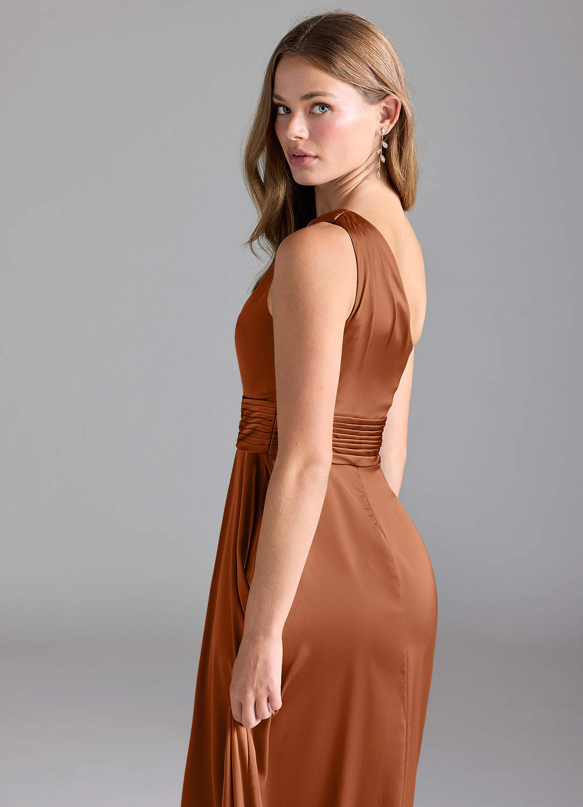 bridesmaid dresses kate Hayes Floor-Length Scalloped Bridesmaid Dress main image 0